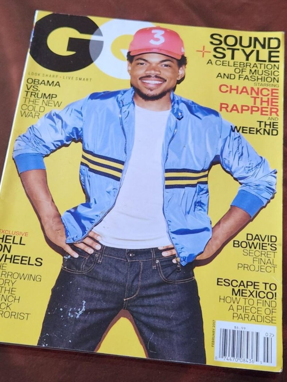 GQ Magazine - February 2017 issue featuring Chance the Rapper - Picture 1 of 8